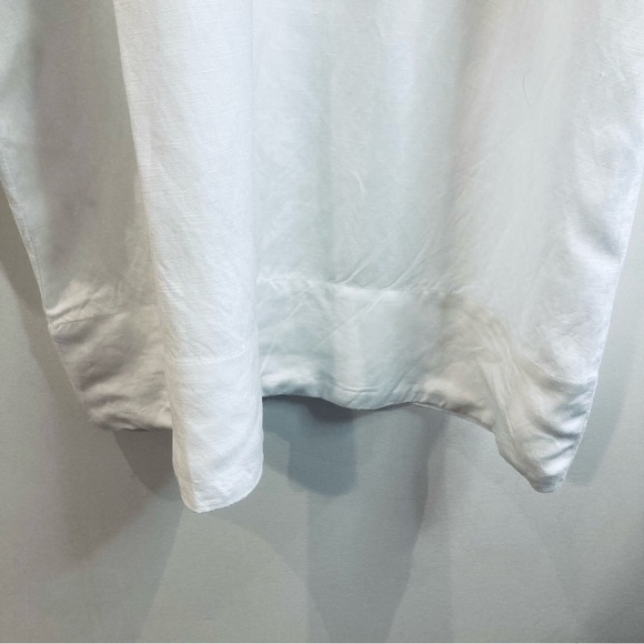 GRACE Sz L Embroidered Sleeves and Front Straight Lines Balloon  Sleeves Tunic - Picture 10 of 10